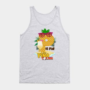 P is for Piña Colada Tank Top